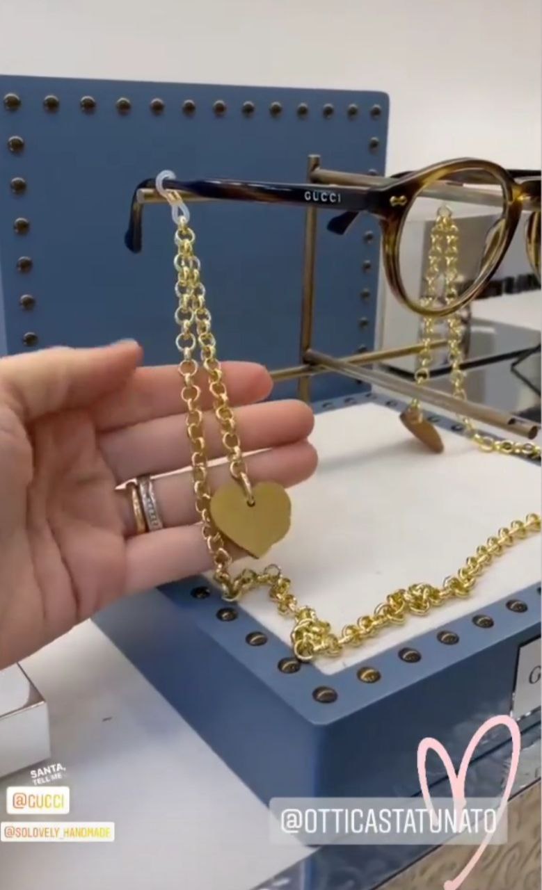 Catena cuori plexi oro