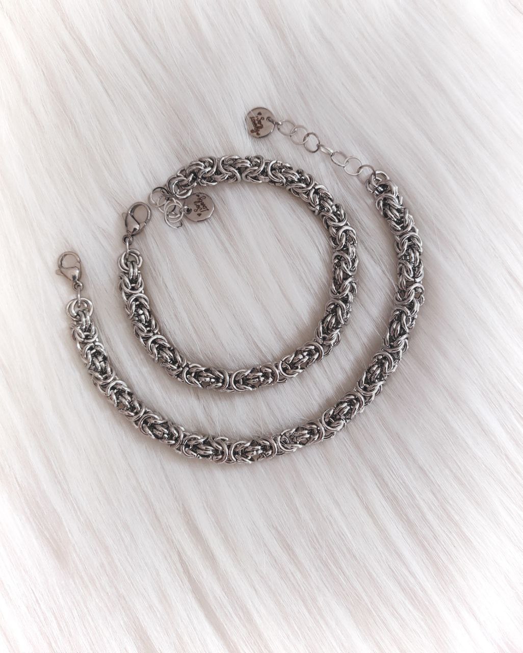 Bracciale catena Bizantina