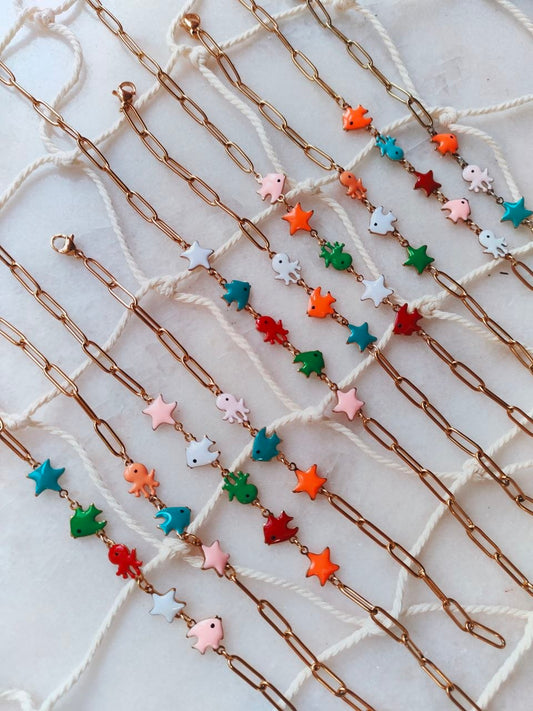 Collana pesciolini