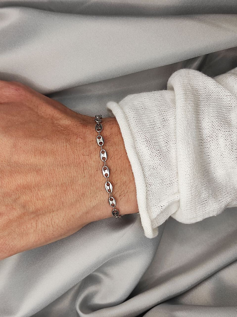 Bracciale Rigido Chicco Di Caffè In Argento Civita By Queriot - Foto 7