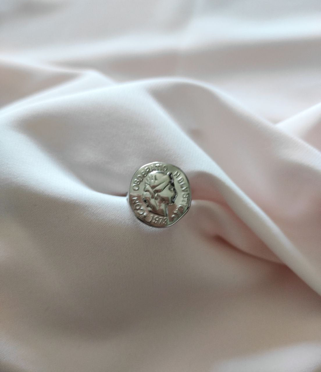 Anello moneta argento