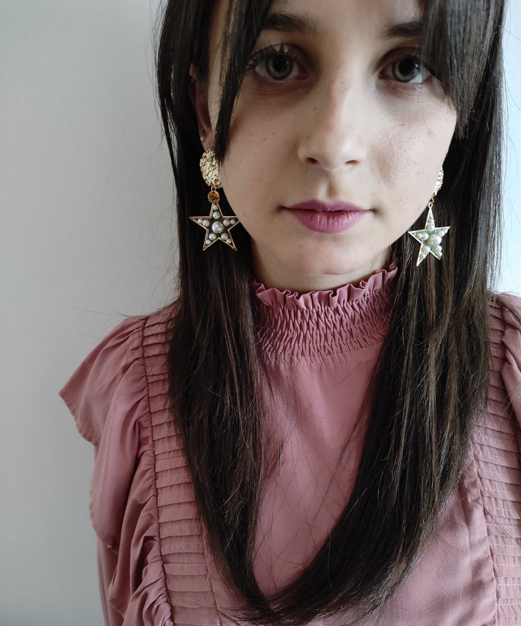 Orecchini stelle perle