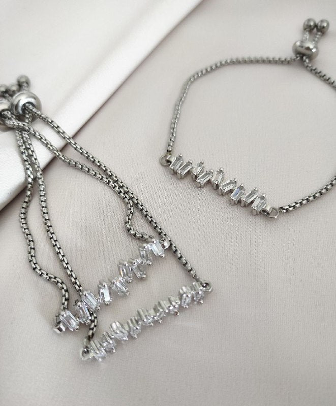 Bracciali bacchette zirconi