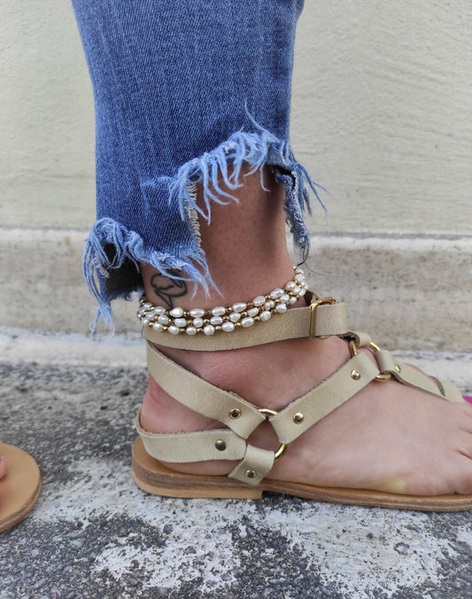 Cavigliera perle di fiume