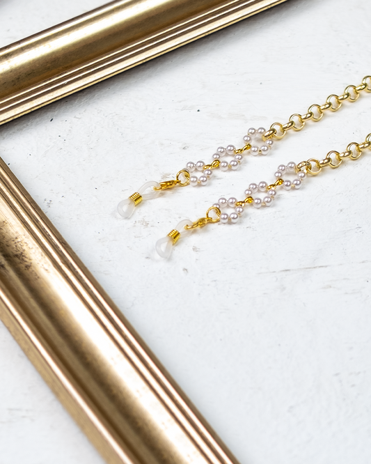 Catena rolò oro con cerchietti perline (CAT.B17 oro)