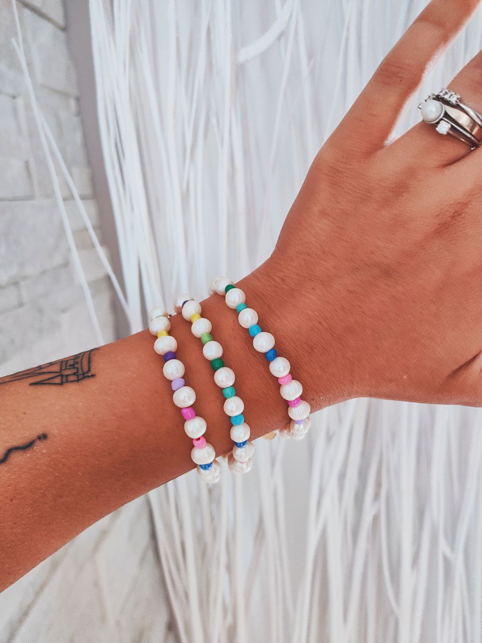 Bracciale perle Rainbow