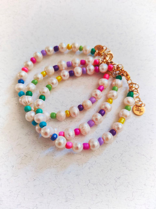 Bracciale perle Rainbow