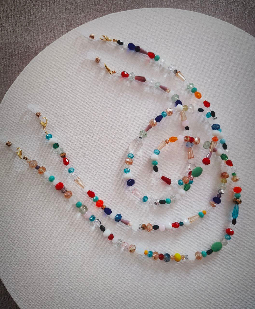 Catena con cristalli misti  (CAT.P03 multicolor)