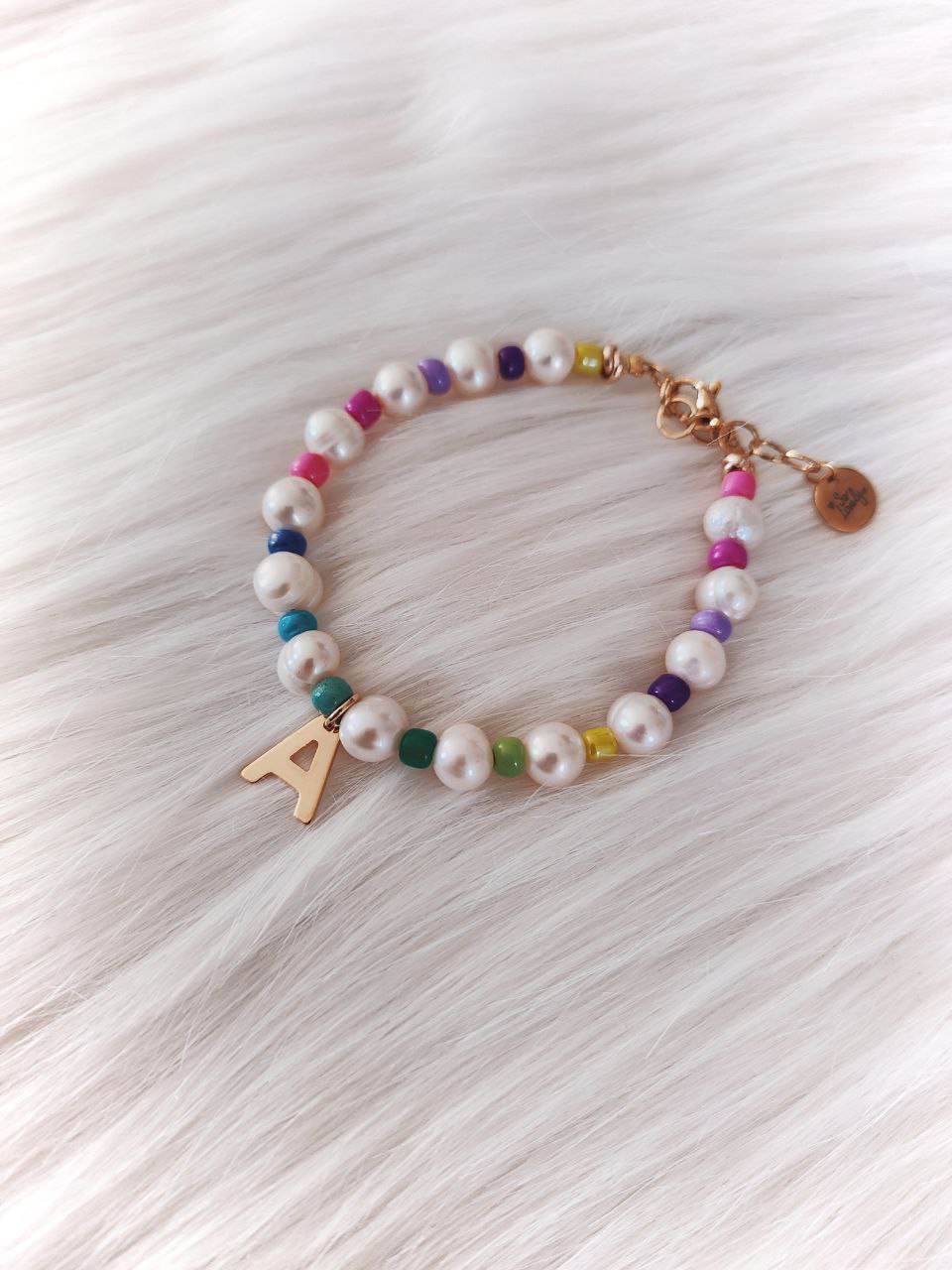 Bracciale perle Rainbow