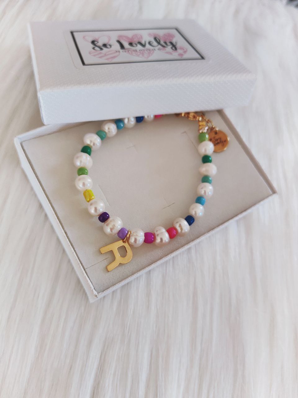 Bracciale perle Rainbow