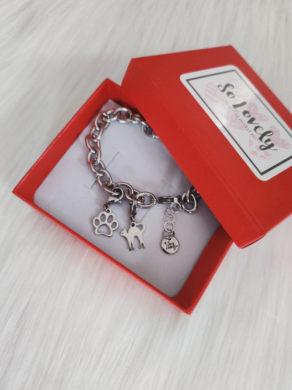 Bracciale catena ovale argento