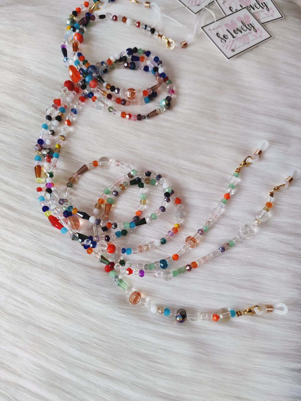 Catena con cristalli misti  (CAT.P03 multicolor)