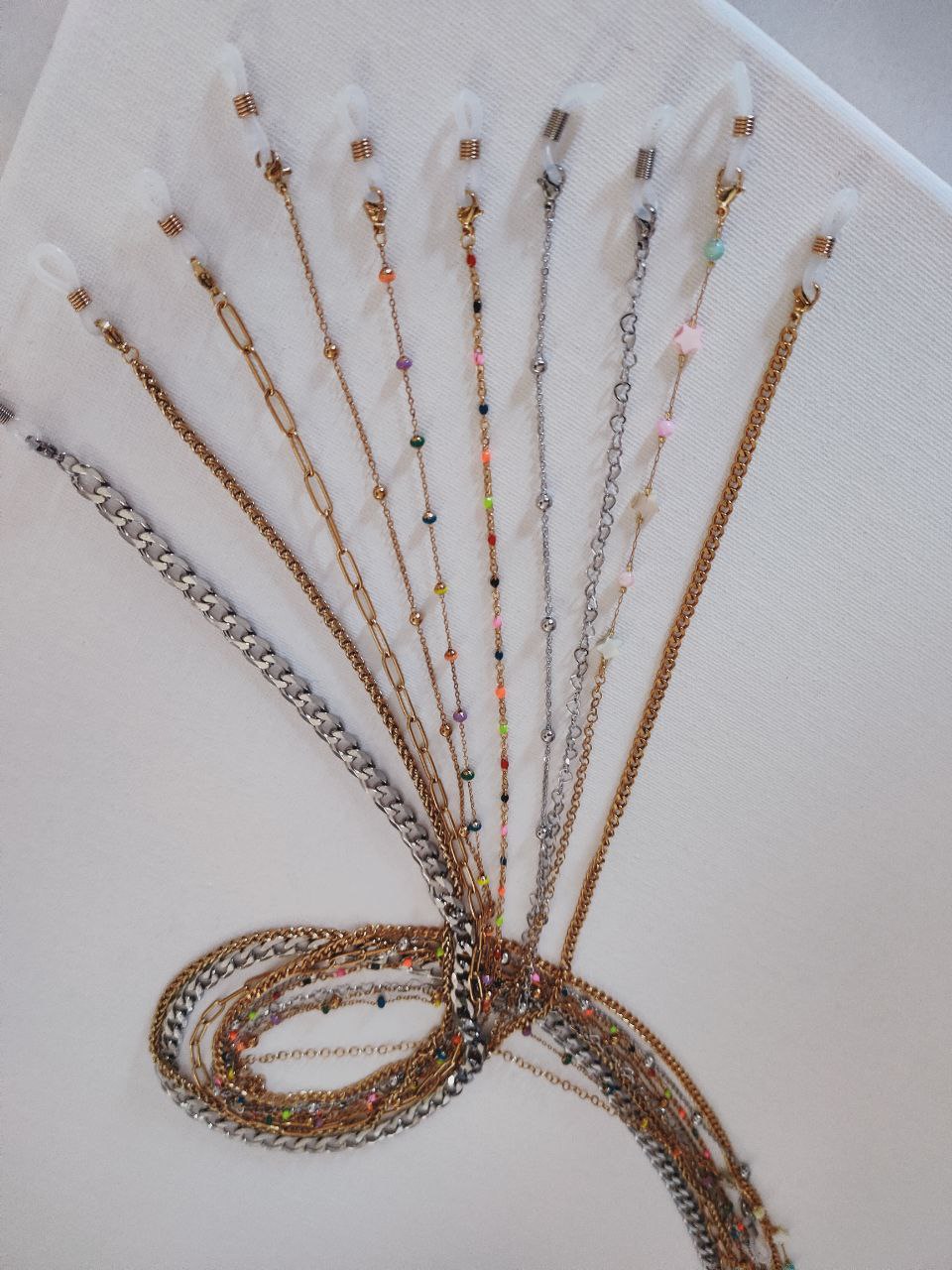 Catenella per occhiali snake in acciaio AC. 05