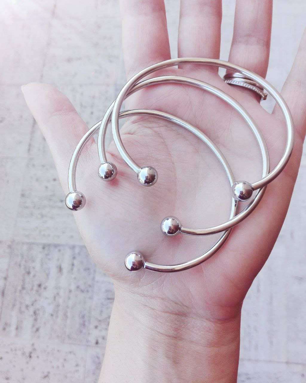 Bracciale cerchio pearcing