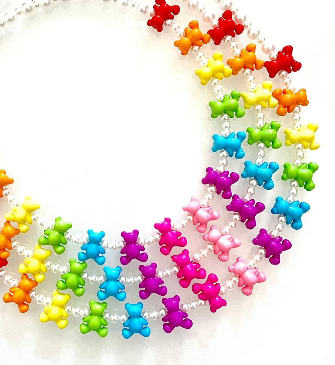 Collana Teddy rainbow