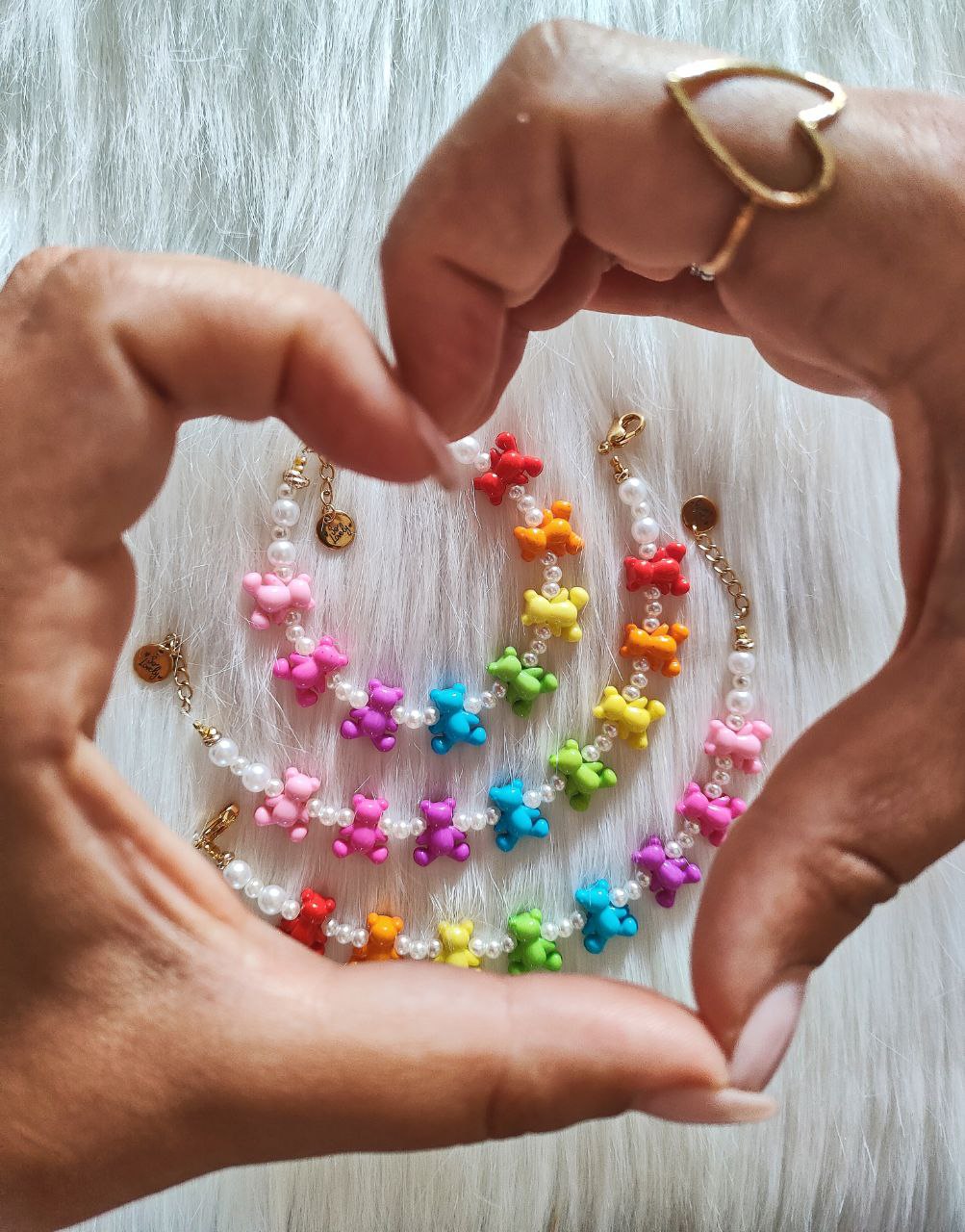 Bracciale Teddy rainbow